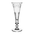 William Yeoward Bunny Champagne Flute, handmade crystal, on a white background