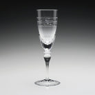 William Yeoward Camilla Champagne Flute, handmade crystal, detail view