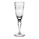 William Yeoward Camilla Champagne Flute, handmade crystal, on a white background
