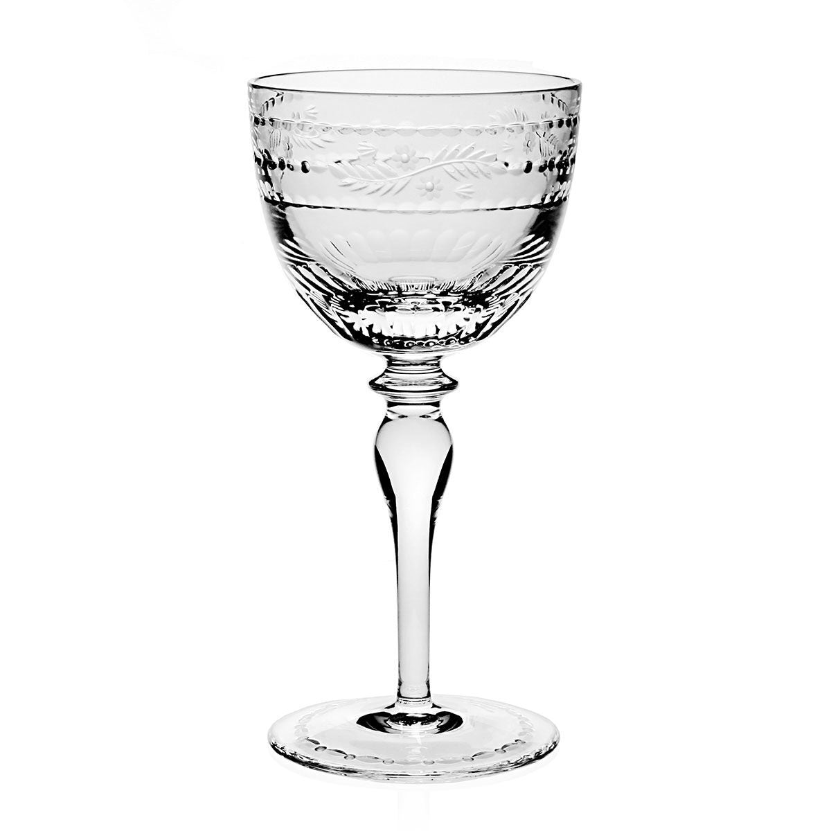 William Yeoward Camilla Large Wine, handmade crystal, on a white background