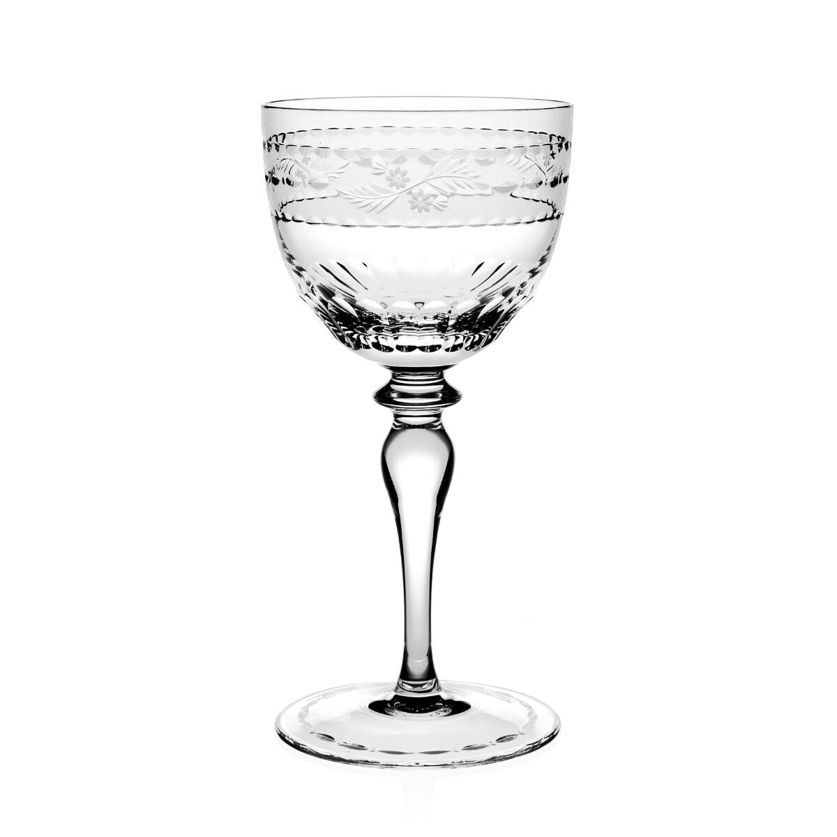 William Yeoward Camilla Small Wine, handmade crystal, on a white background