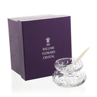 William Yeoward Caprice Caviar Server for 2 with Spoon, handmade crystal, detail view