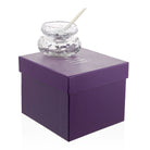 William Yeoward Caprice Caviar Server for 2 with Spoon, handmade crystal, detail view