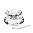 William Yeoward Caprice Caviar Server for 2 with Spoon, handmade crystal, on a white background