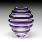 William Yeoward Circe Mini Vase Amethyst in Amethyst, handmade crystal, detail view