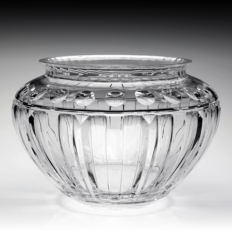 William Yeoward Clara Centrepiece Bowl 13¾" / 34.5cm, handmade crystal, detail view
