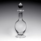 William Yeoward Classic 3 Lip Decanter with Stopper, handmade crystal, detail view