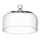 William Yeoward Classic Cake Dome 10¼" / 26cm, handmade crystal, on a white background
