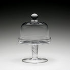 William Yeoward Classic Cake Dome & Stand 5"/ 125mm, handmade crystal, detail view