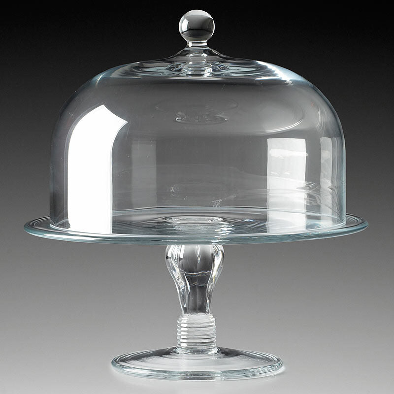 William Yeoward Classic Cake Stand, handmade crystal, detail view