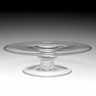 William Yeoward Classic Cheese Platter, handmade crystal, detail view