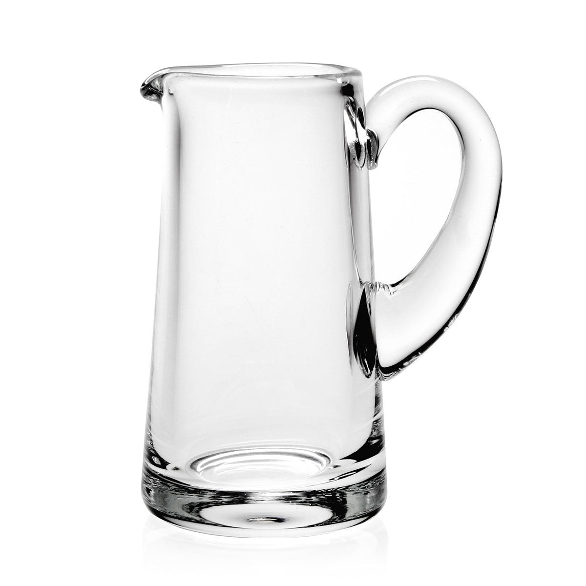 William Yeoward Classic Cream Jug, handmade crystal, on a white background
