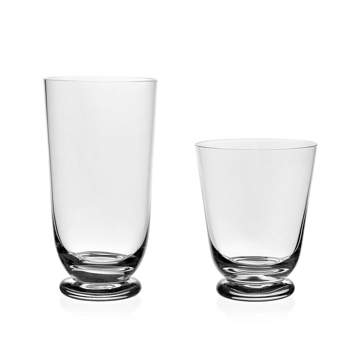 William Yeoward Classic Footed Highball Tumbler, handmade crystal, detail view