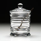 William Yeoward Classic Honey Jar, handmade crystal, detail view