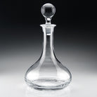 William Yeoward Classic Ships Decanter, handmade crystal, detail view