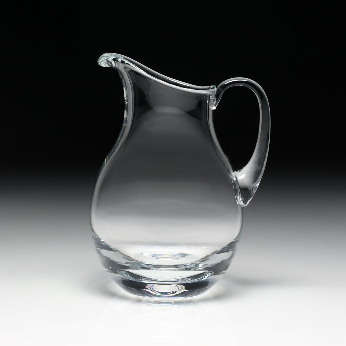 William Yeoward Classic Water Pitcher 3 Pint, handmade crystal, detail view