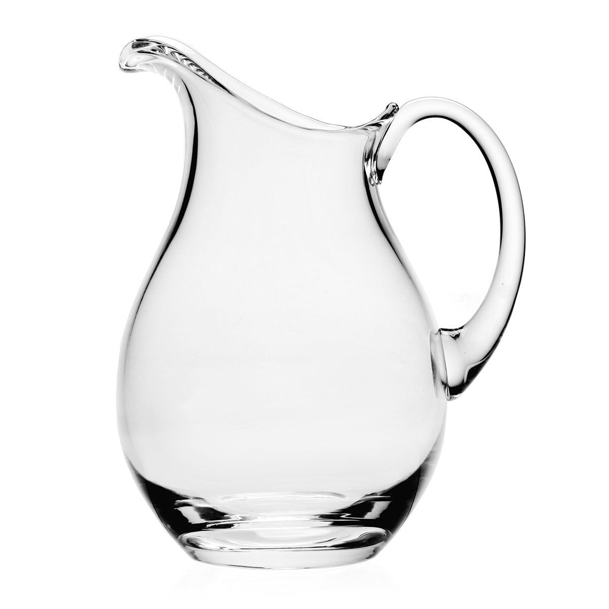 William Yeoward Classic Water Pitcher 3 Pint, handmade crystal, on a white background
