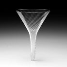 William Yeoward Classic Wine Funnel, handmade crystal, detail view
