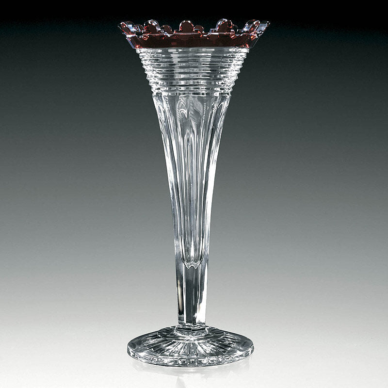 William Yeoward Constanza Vase 17¾" / 45cm - Limited Edition, handmade crystal, detail view
