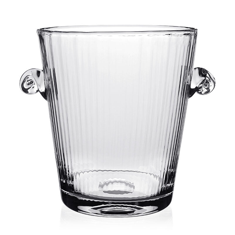 William Yeoward Corinne Champagne Bucket, handmade crystal, on a white background