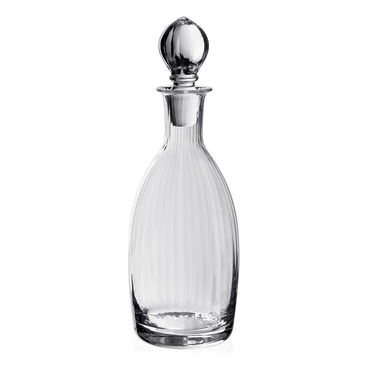 William Yeoward Corinne Decanter with Stopper, handmade crystal, on a white background