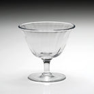 William Yeoward Corinne Footed Seafood / Dessert Dish, handmade crystal, detail view