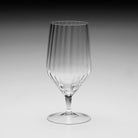 William Yeoward Corinne Footed Water / Beer Glass, handmade crystal, detail view