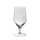 William Yeoward Corinne Footed Water / Beer Glass, handmade crystal, on a white background