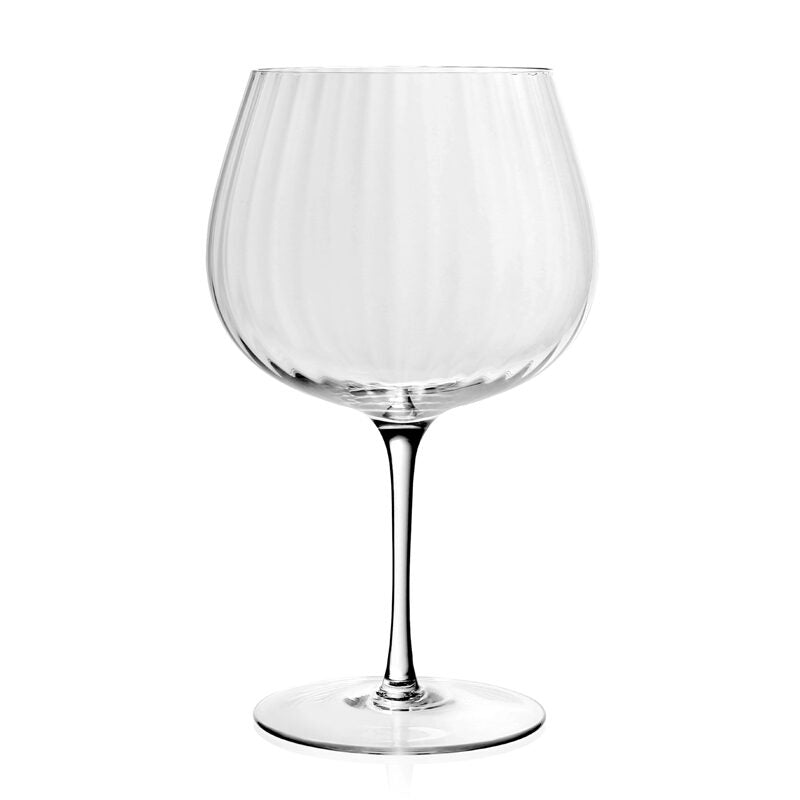 William Yeoward Corinne Gin Cocktail, handmade crystal, on a white background