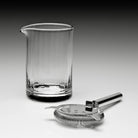 William Yeoward Corinne Mixer & Strainer, handmade crystal, detail view