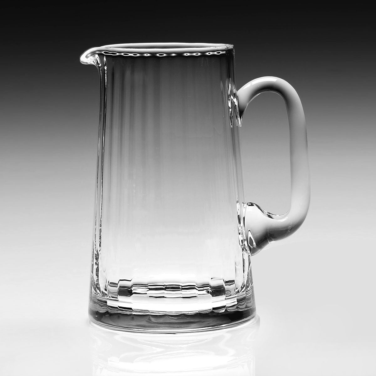 William Yeoward Corinne Pitcher, handmade crystal, detail view