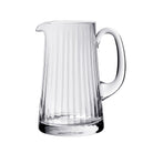 William Yeoward Corinne Pitcher, handmade crystal, on a white background