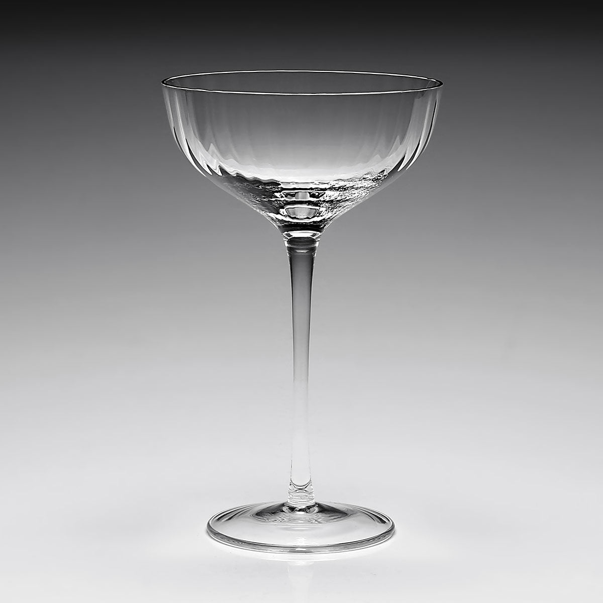 William Yeoward Corinne Tall Coupe, handmade crystal, detail view