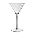 William Yeoward Corinne Tall Martini, handmade crystal, on a white background