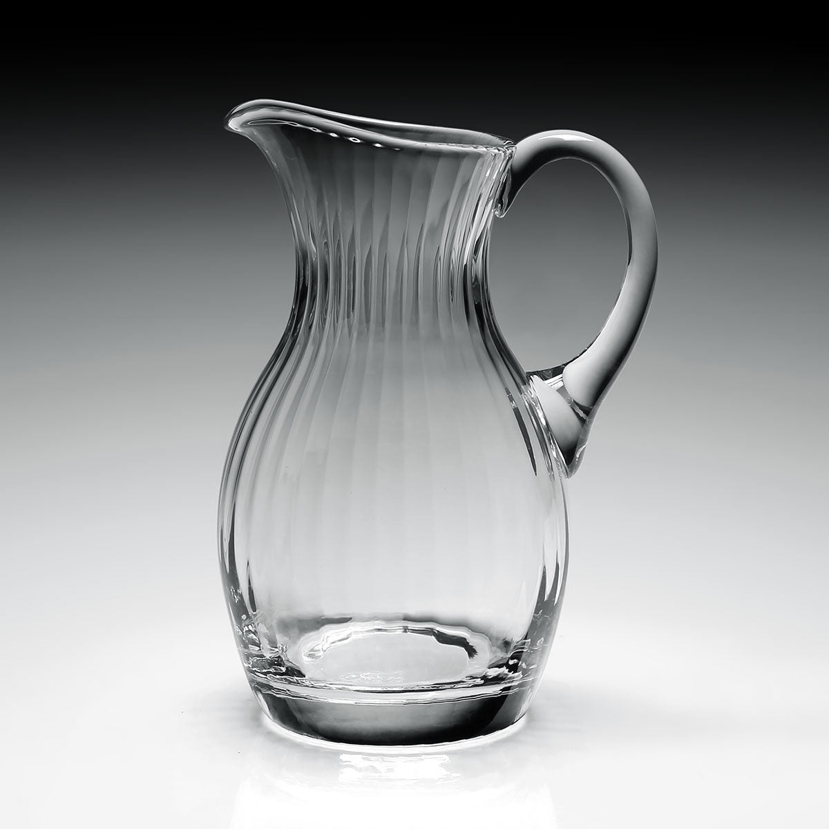 William Yeoward Corinne Tall Pitcher 1.75L, handmade crystal, detail view