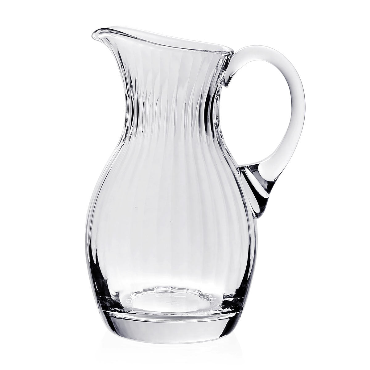 William Yeoward Corinne Tall Pitcher 1.75L, handmade crystal, on a white background