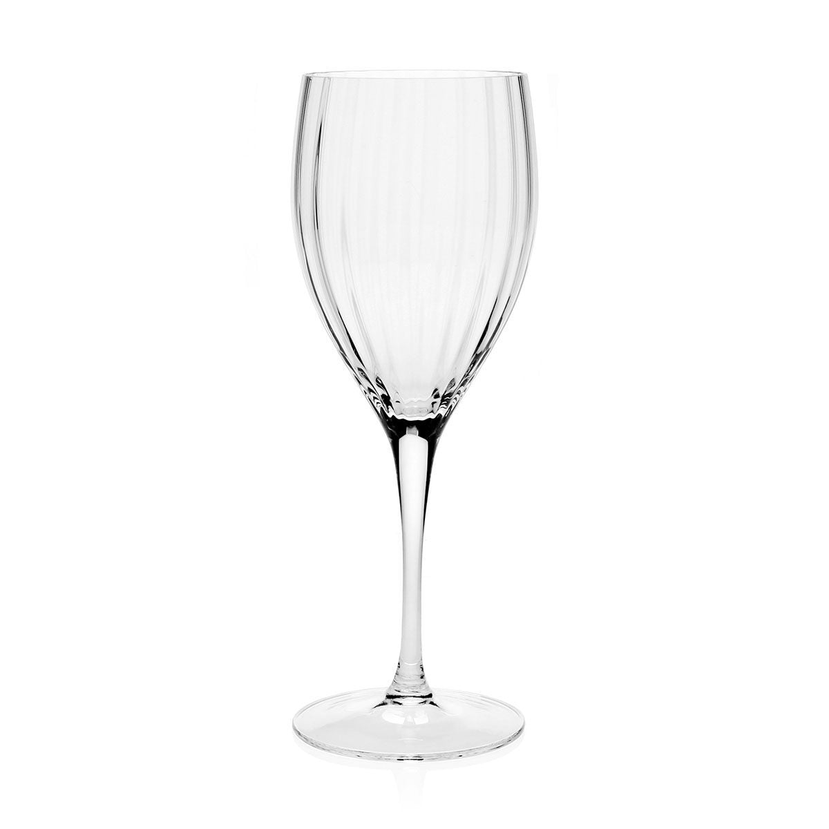 William Yeoward Corinne Wine, handmade crystal, on a white background