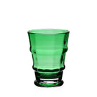 William Yeoward Cotswold Vase 6¾" / 170mm Apple Green in Apple Green, handmade crystal, on a white background