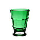William Yeoward Cotswold Vase 8¼" / 210mm Apple Green in Apple Green, handmade crystal, on a white background