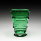 William Yeoward Cotswold Vase 9½" / 240mm Apple Green in Apple Green, handmade crystal, detail view