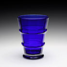 William Yeoward Cotswold Vase 9½" / 240mm Sky Blue in Sky Blue, handmade crystal, detail view