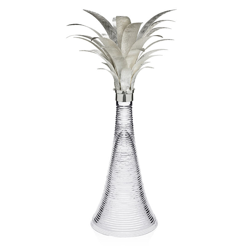 William Yeoward Cristabel Centrepiece 22" / 56cm, handmade crystal, on a white background