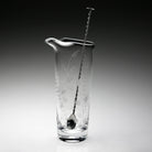 William Yeoward Daisy B Tall Cocktail Mixer & Spoon, handmade crystal, detail view