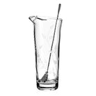 William Yeoward Daisy B Tall Cocktail Mixer & Spoon, handmade crystal, detail view