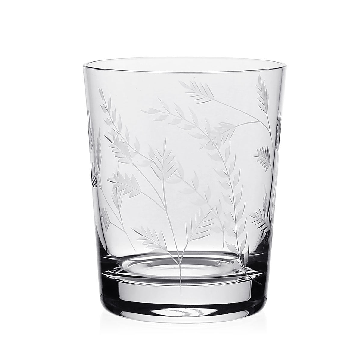 William Yeoward Daisy B Tumbler Double Old Fashioned, handmade crystal, on a white background