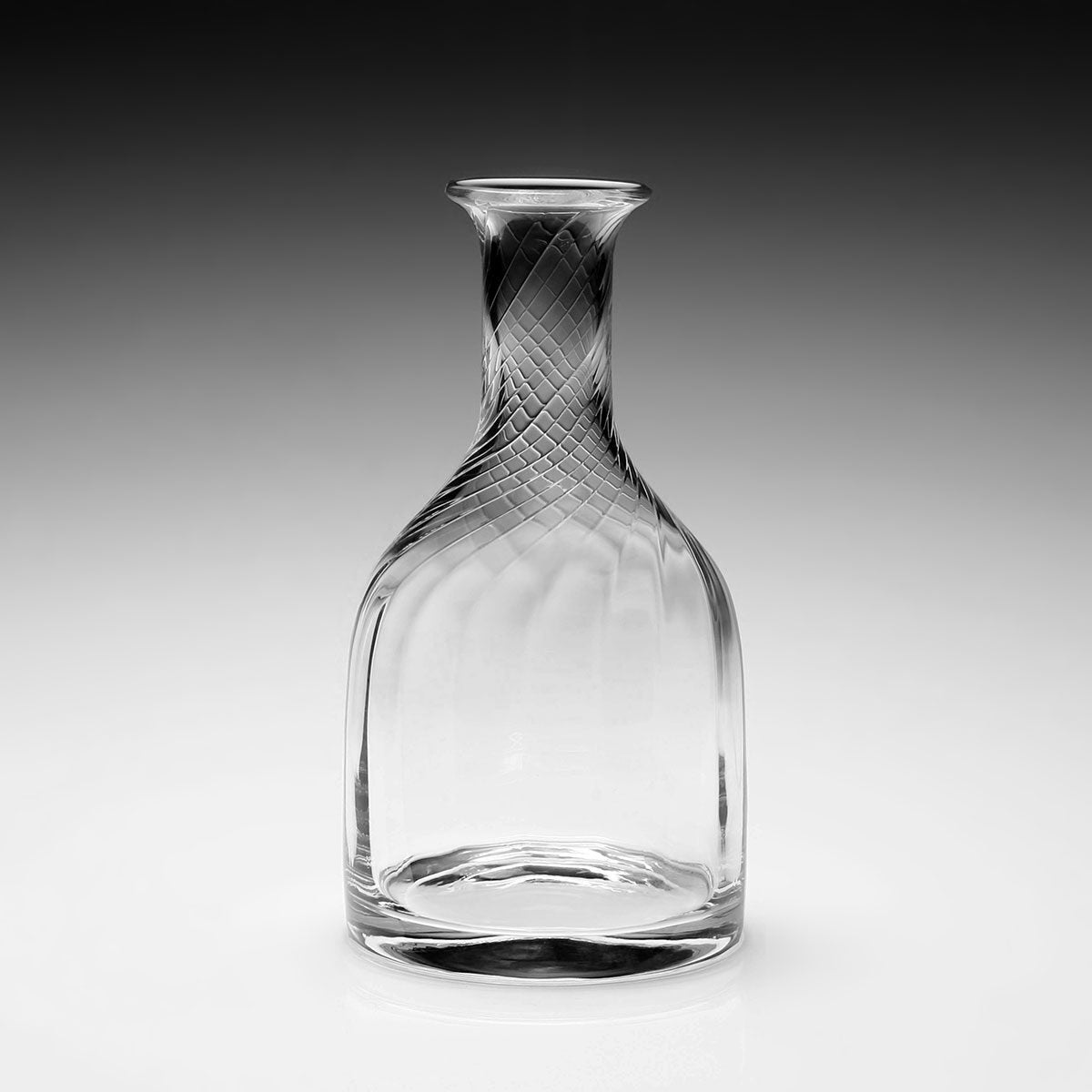 William Yeoward Dakota Carafe Bottle, handmade crystal, detail view