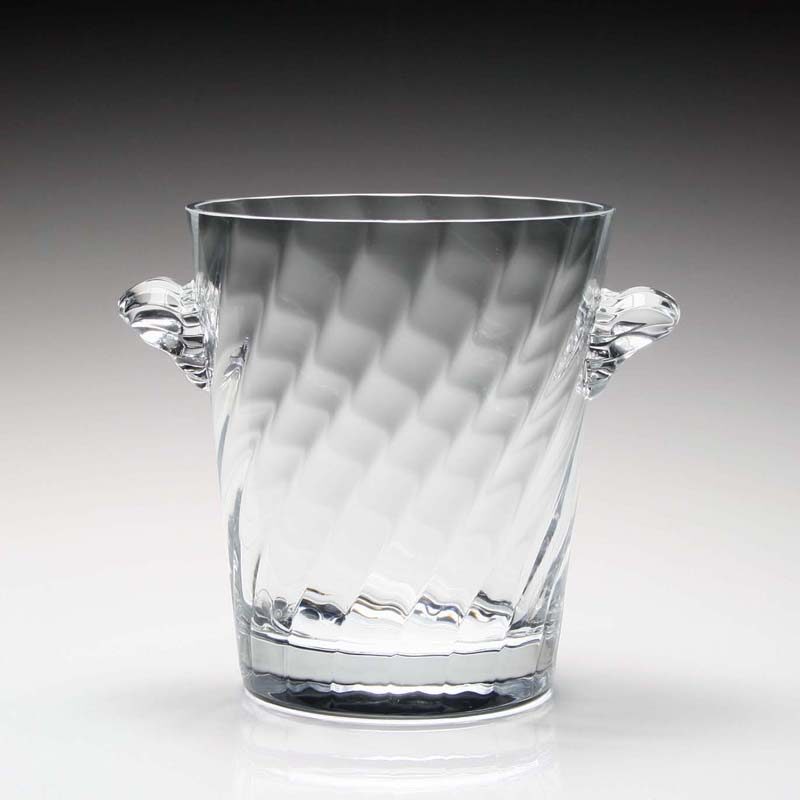 William Yeoward Dakota Ice Bucket, handmade crystal, detail view