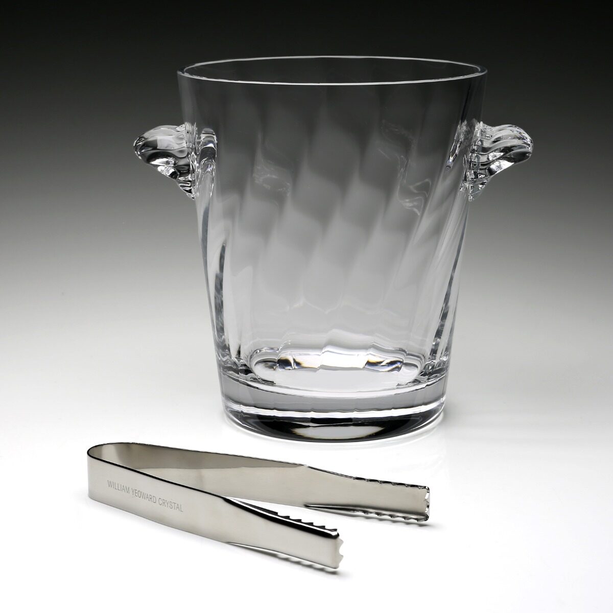 William Yeoward Dakota Ice Bucket, handmade crystal, detail view