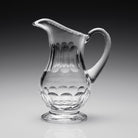 William Yeoward Davina Footed Pitcher, handmade crystal, detail view
