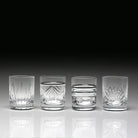 William Yeoward Dixie set of 4 Shot Glass, handmade crystal, detail view